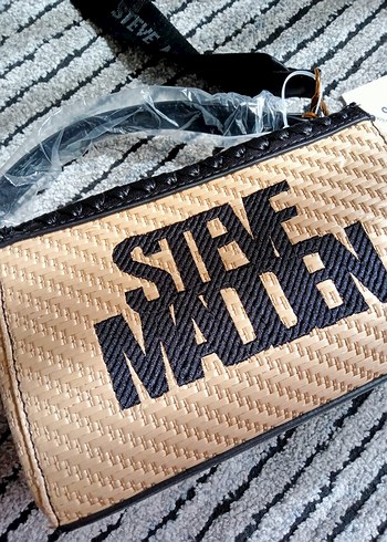 Kadın Bej Suni Kumaş Baskılı Clutch Çanta