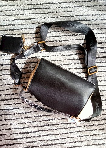 Steve Madden Kadın Bej Suni Kumaş Baskılı Clutch Çanta