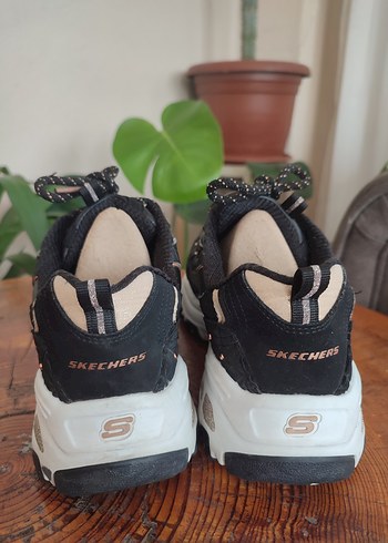 38,5 Beden beyaz Renk skechers Gri Beyaz Kadın Spor Ayakkabı Cırtcırtlı