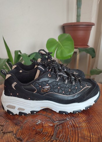 Skechers skechers Gri Beyaz Kadın Spor Ayakkabı Cırtcırtlı