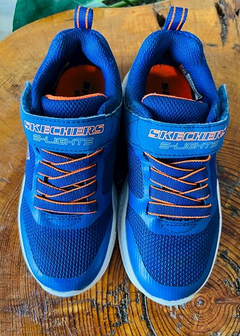 28 Beden skechers Erkek Çocuk Mavi Renkli Işıklı Spor Ayakkabı