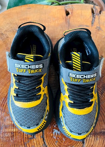 27 Beden sarı Renk skechers Sarı Desenli Erkek Çocuk Spor Ayakkabı