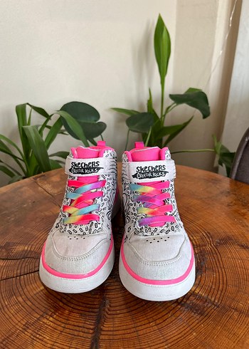 33 Beden skechers Bohem Tarz Çok Renkli Kız Çocuk Spor Ayakkabı