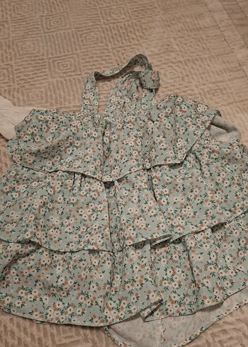 Çiçek Desenli elbise - Görsel 3