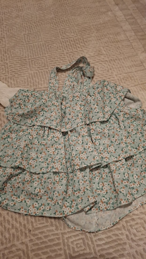 Çiçek Desenli elbise - Görsel 2