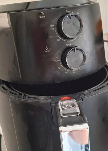 Siyah Ayarlı Fritöz ve Izgara - Görsel 3