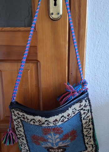 halı el dokuma çanta - Görsel 3