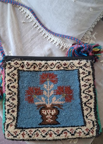 halı el dokuma çanta - Görsel 4