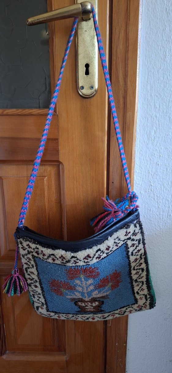 halı el dokuma çanta - Görsel 3