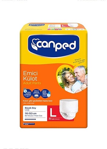 canped L beden hasta bezleri