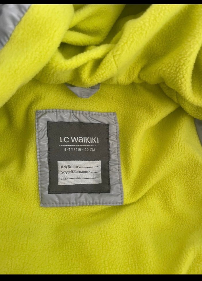 Kapüşonlu Gri Erkek Çocuk Mont - Görsel 4