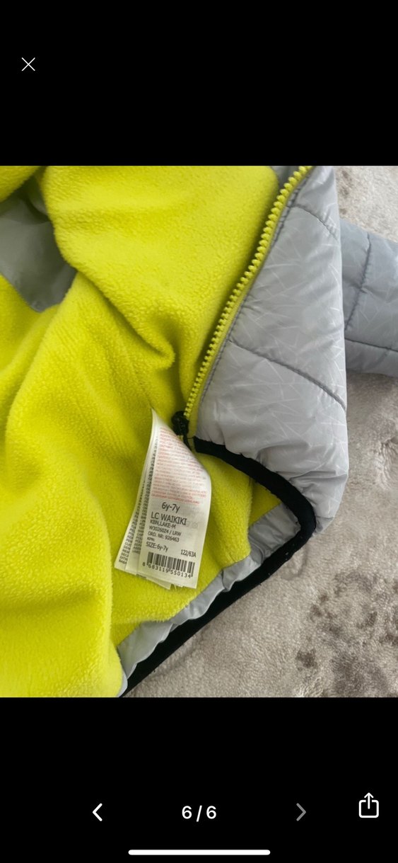 Kapüşonlu Gri Erkek Çocuk Mont - Görsel 3