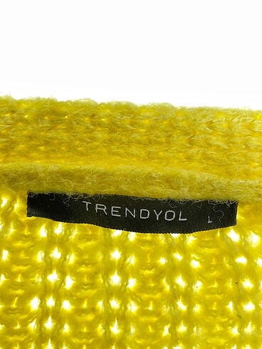 l Beden sarı Renk Trendyol & Milla Hırka %70 İndirimli.