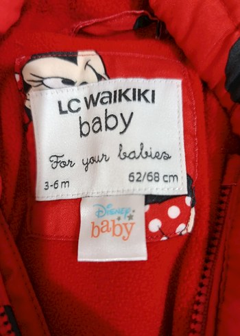 Kız Bebek Kırmızı Desenli Düğmeli Tulumu - Görsel 2