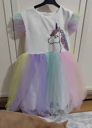 Diğer Abiye unicorn elbise 7 yas