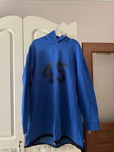Ara boy mavi kapüşonlu sweat
