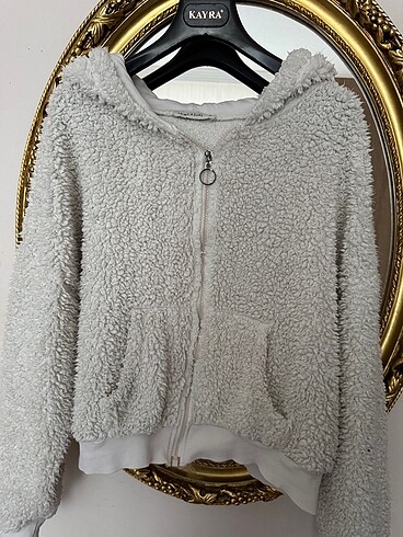 s Beden Lcw polar ceket beyaz