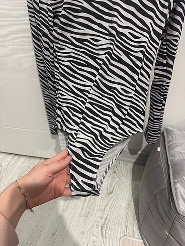 m Beden Cıtcıtlı zıbın zebra desen badi