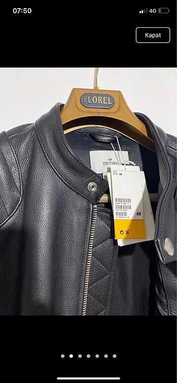 H&M Deri ceket limiter edition