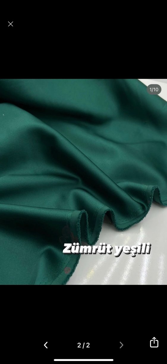 Zümrüt yeşili tesettür abiye  - Görsel 2