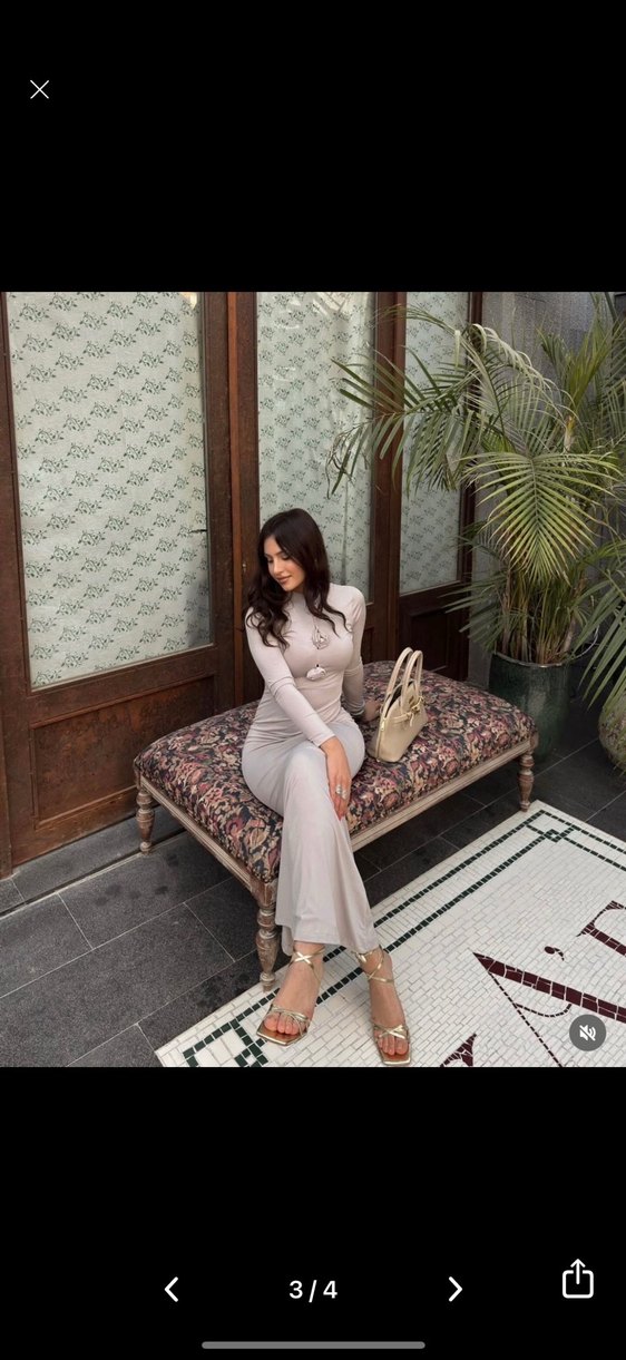 Uzun streç elbise  - Görsel 3