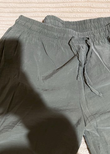 Büyük beden Kadın Keten Salaş Pantolon - Görsel 4