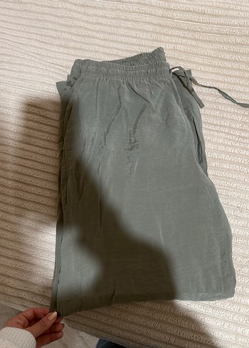 Büyük beden Kadın Keten Salaş Pantolon - Görsel 2