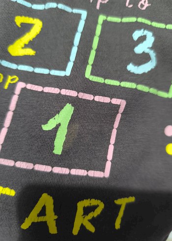 5 Yaş Beden Kız Çocuk Baskılı Kısa Kollu Pijama Takımı