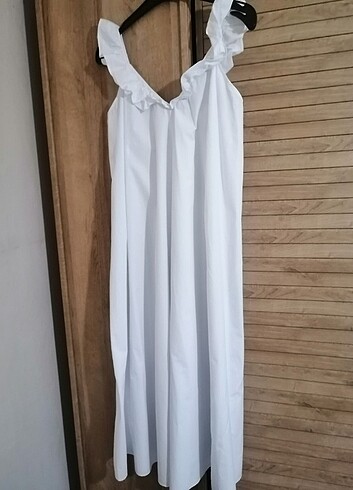 H&M beyaz elbise
