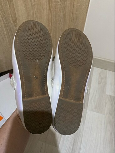 35 Beden beyaz Renk Kız çocuk babet