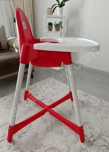  Beden kırmızı Renk Bebek Mama Sandalyesi