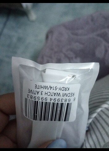 Red mi watch 3 beyaz kordon