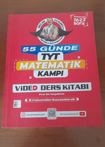 Bıyıklı matematik 55 Günde TYT Matematik Kampı Video Ders Kitabı