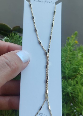 Diger Altın Renk Zincir Detaylı Kadın El Zinciri - Görsel 5