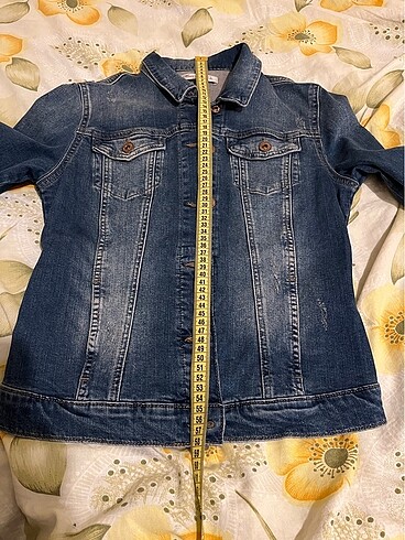 Mavi kot ceket - Görsel 5