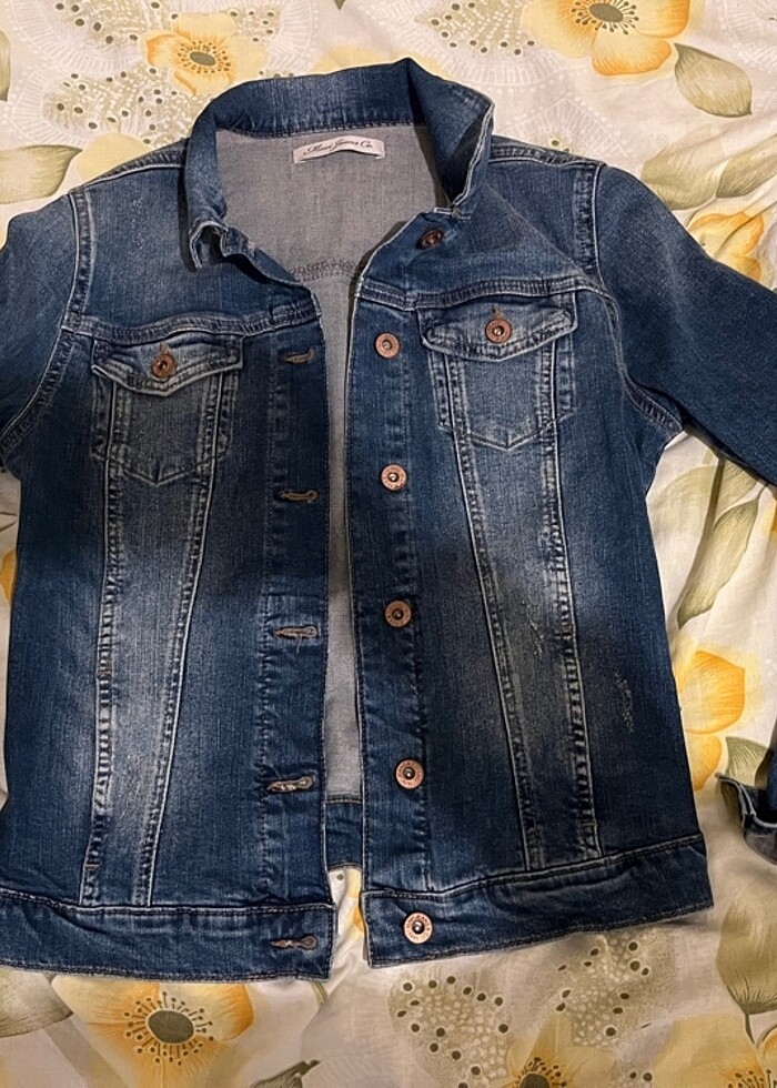 Mavi kot ceket - Görsel 2