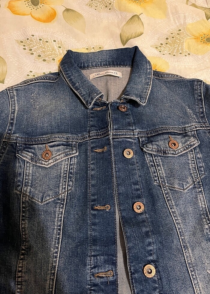 Mavi kot ceket - Görsel 4