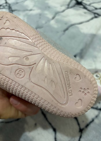 Kız Çocuk Gri Nakışlı Sıcak Terlik - Görsel 2