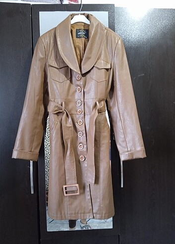 xl Beden camel Renk Deri mont