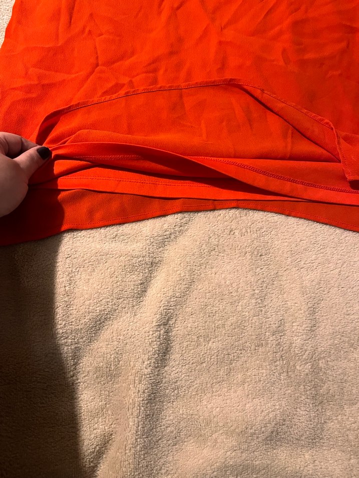 Kolsuz Kırmızı mini Elbise - Görsel 5