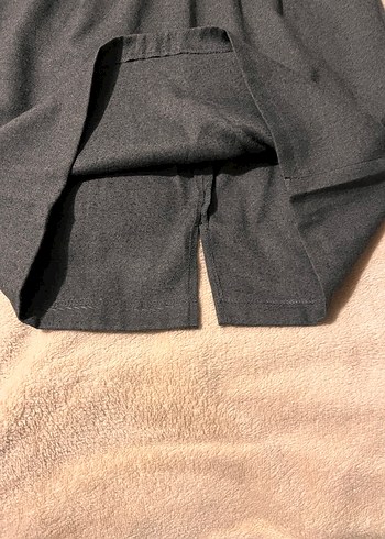 Dantel Detaylı Gri  Elbise - Görsel 6