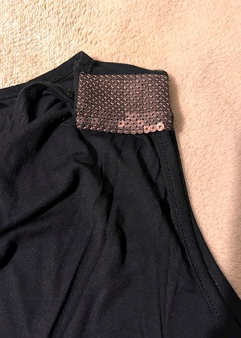 Siyah Kolsuz bluz - Görsel 2