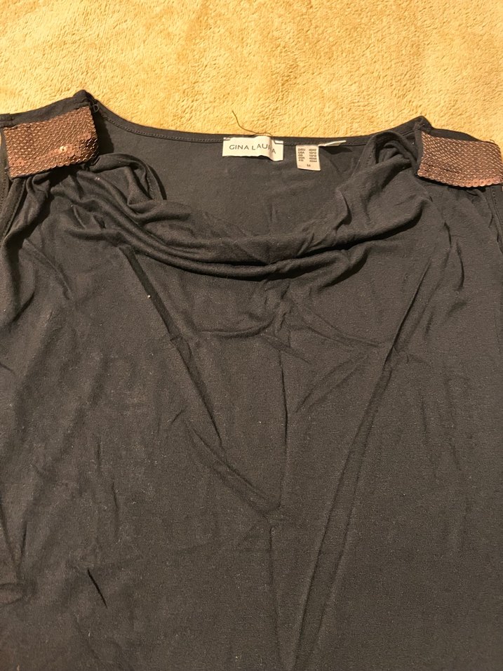 Siyah Kolsuz bluz - Görsel 4