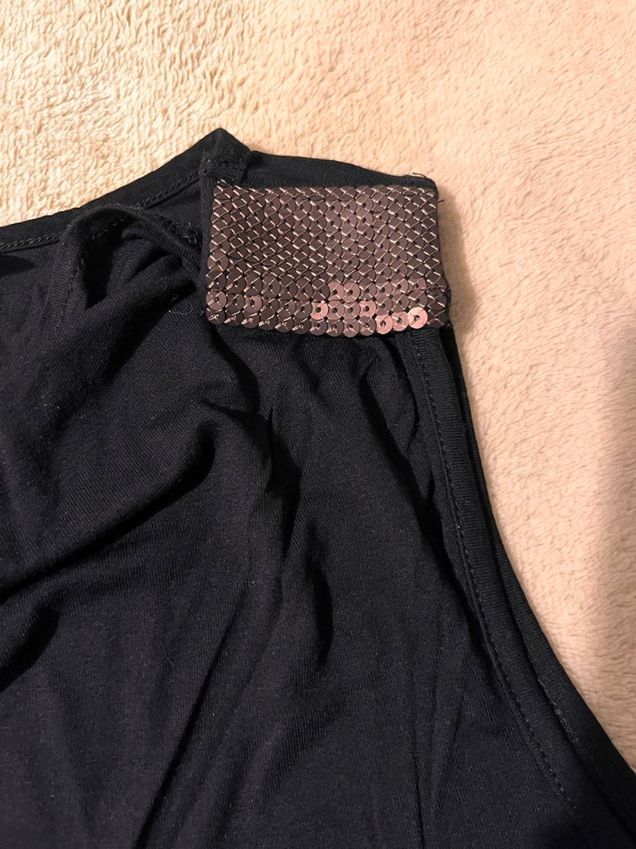 Siyah Kolsuz bluz - Görsel 2