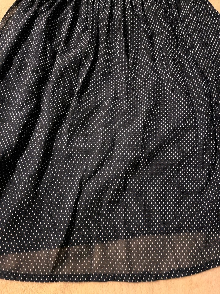 Kolsuz Lacivert Elbise vintage - Görsel 3