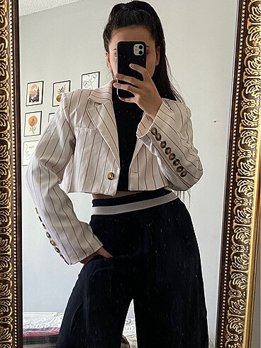 Kısa blazer ceket