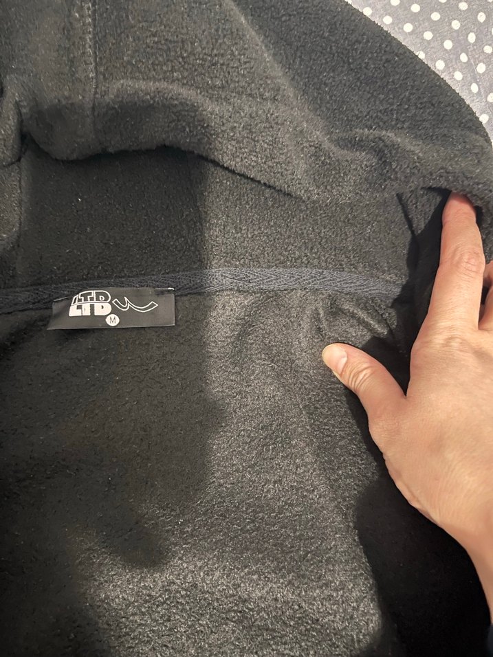 Kadın Siyah Kapüşonlu Fermuarlı Sweatshirt - Görsel 2