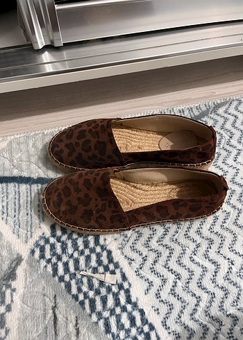 Derimod Kahverengi Leopar Desenli Kadın Espadril - Görsel 5