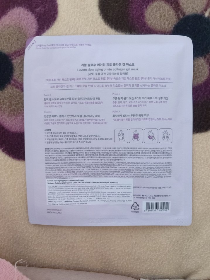 Luvum Yavaş Yaşlanma Kolajen Jel Maskesi - Görsel 2