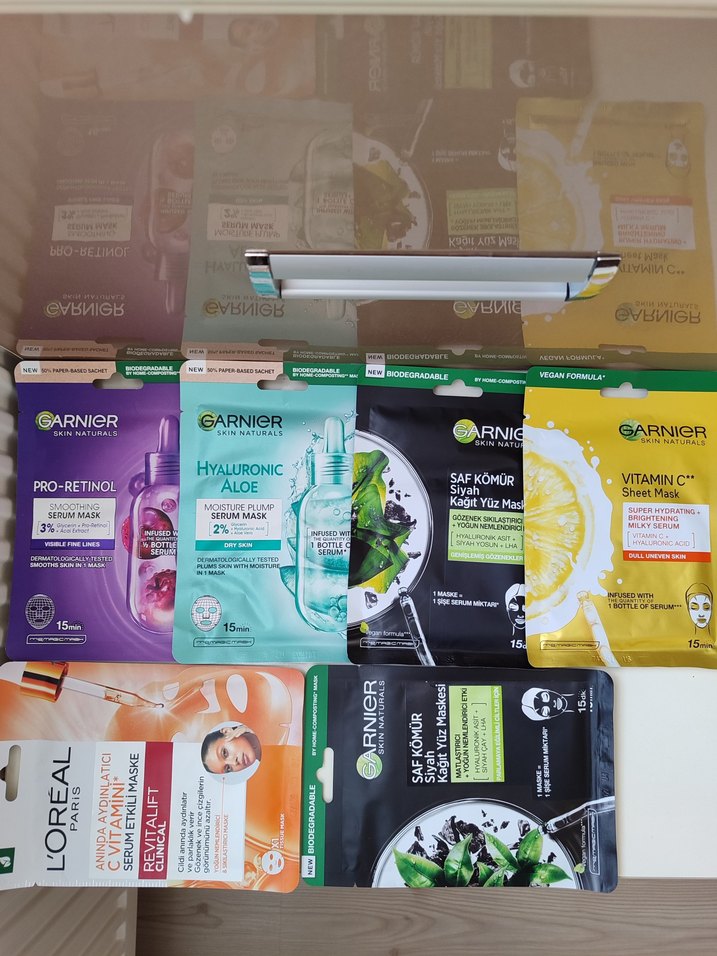 L'Oréal ve Garnier Kadın Yüz Maskeleri Seti - Görsel 2